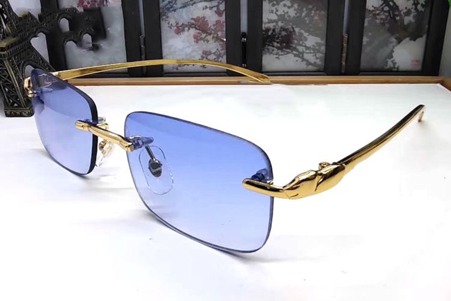 Hot 7 color rimless men sunglasses vintage shades fashion golden silver leopard head sunglasses women eyewear lunettes de soleil with box
Hot 7 color rimless men sunglasses vintage shades fashion golden silver leopard head sunglasses women eyewear lunettes de soleil with box
