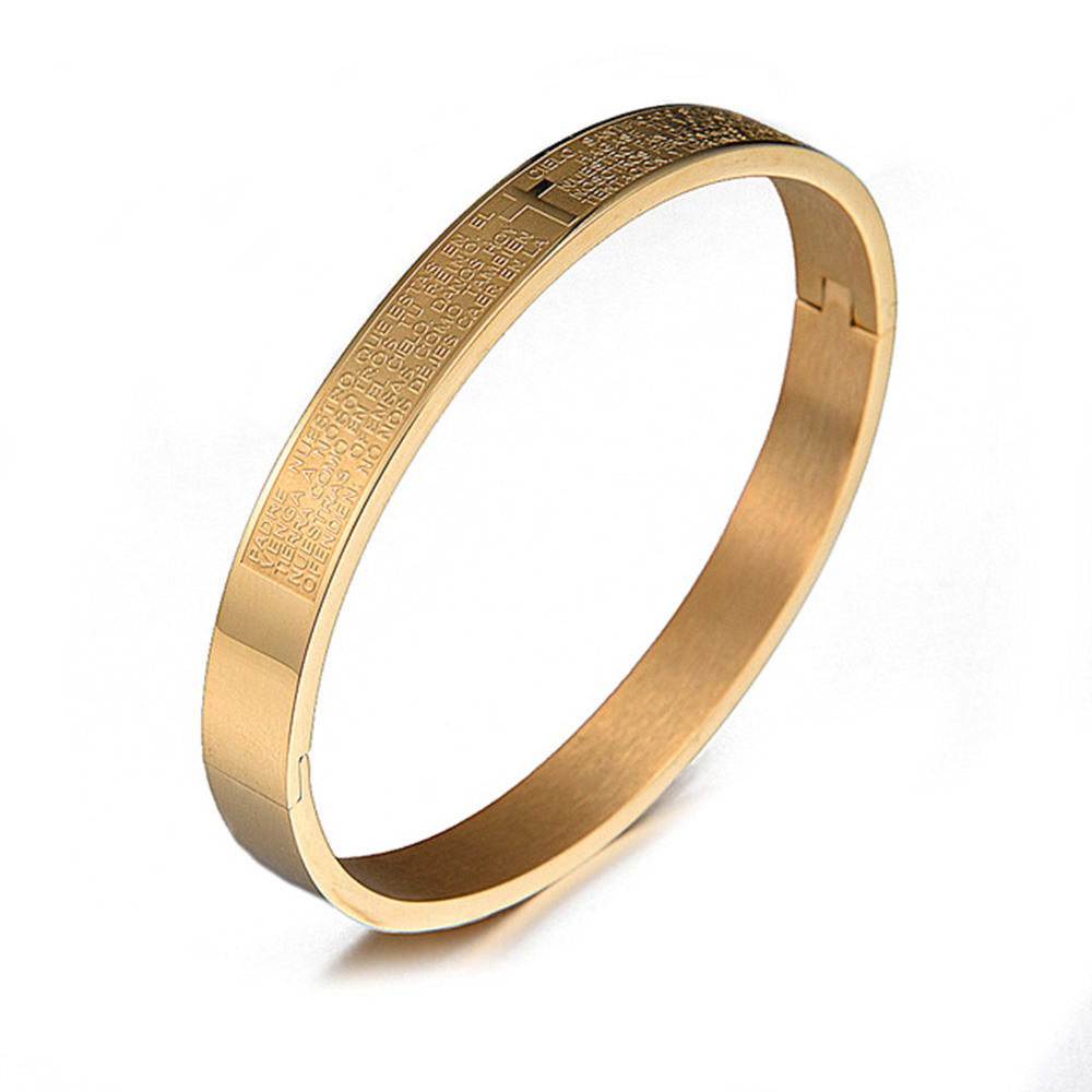 3pcs/Set cross Men Bracelet Handmade Stainless Steel Hemp Rope Buckle Open Bangles Pulseira Bileklik Luxury Jewelry