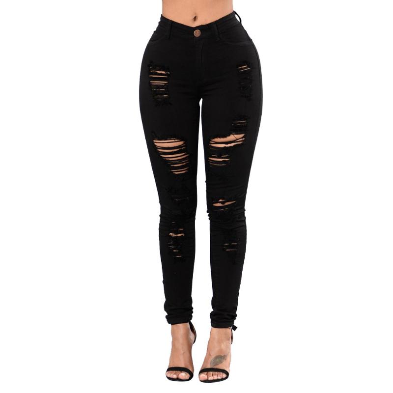Women High Waist Button Pockets Holes Denim Skinny Long Jeans Pants Trousers pantalon femme jeans taille haute#g4, Green
Women High Waist Button Pockets Holes Denim Skinny Long Jeans Pants Trousers pantalon femme jeans taille haute#g4, Green