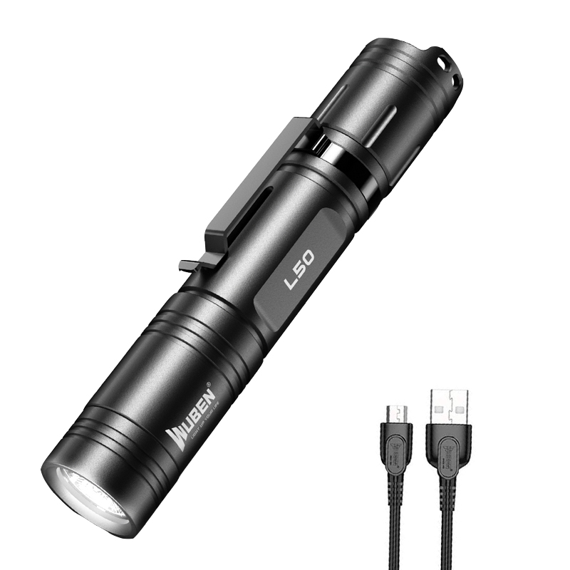 WUBEN LED Torch 1200lm USB Rechargeable Powerful Lantern Waterproof IP68 Ultra-bright Lighting with 18650 Battery
WUBEN LED Torch 1200lm USB Rechargeable Powerful Lantern Waterproof IP68 Ultra-bright Lighting with 18650 Battery