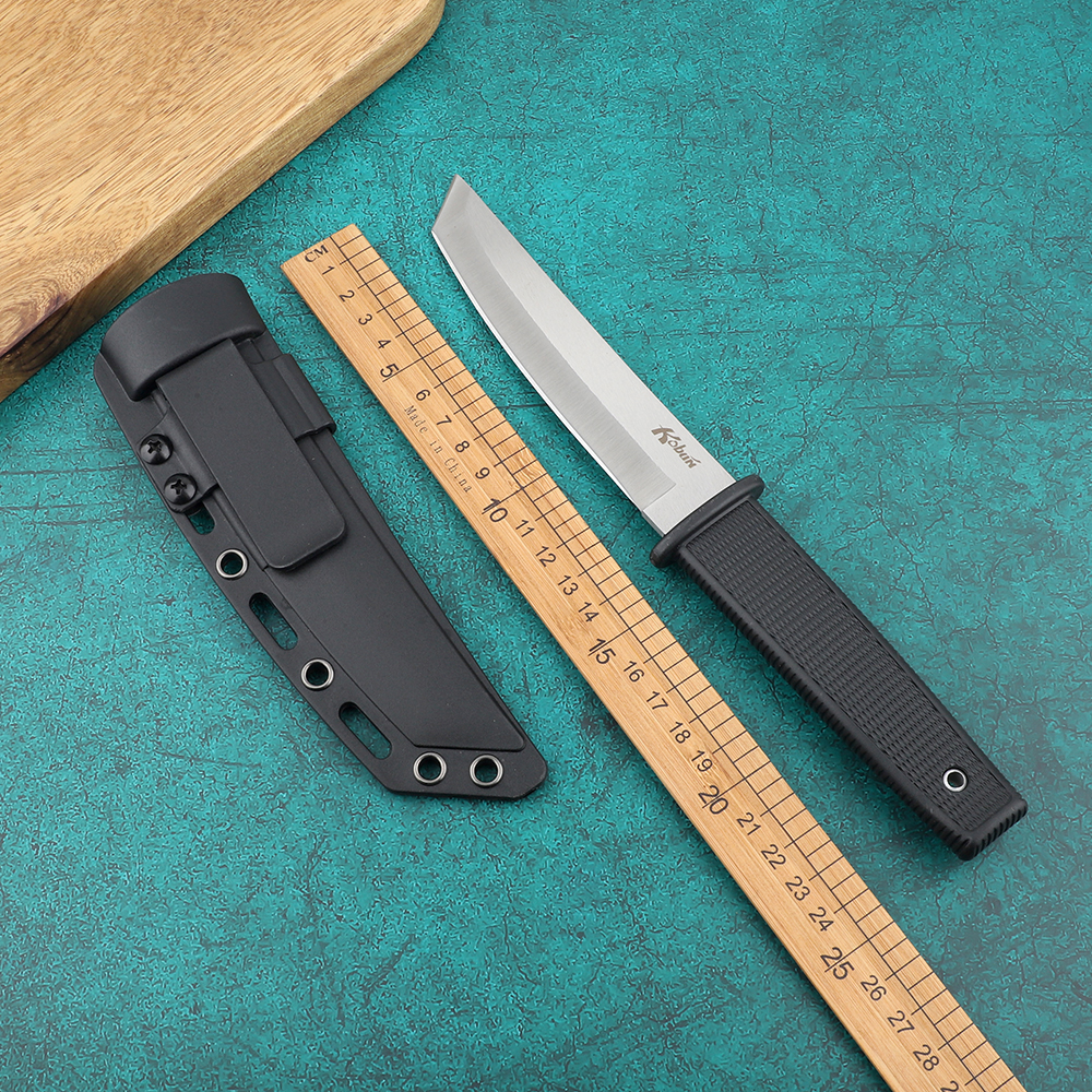 New Cold Steel 17T KOBUN Survival Straight Knife Tanto Angle Satin Blade Practical Fixed Blade Knife Tool
New Cold Steel 17T KOBUN Survival Straight Knife Tanto Angle Satin Blade Practical Fixed Blade Knife Tool