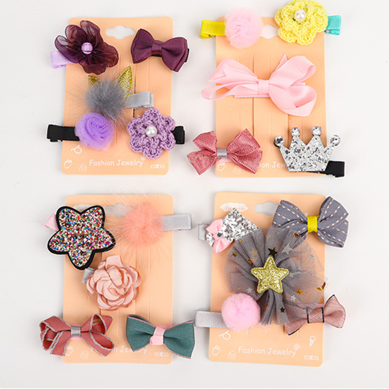 5Pcs/set Knit Peral Flower Hair Clips For Girls Glitter Ear Hair Pins Kids BB Baby Hairpin Bow Barrettes Accessories
5Pcs/set Knit Peral Flower Hair Clips For Girls Glitter Ear Hair Pins Kids BB Baby Hairpin Bow Barrettes Accessories