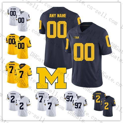 Custom 2019 Michigan Wolverines Any Name S-6XL White Blue Yellow 2 Shea Patterson 7 Hudson 10 Bush Woodsonb NCAA College Football Jersey, Black
Custom 2019 Michigan Wolverines Any Name S-6XL White Blue Yellow 2 Shea Patterson 7 Hudson 10 Bush Woodsonb NCAA College Football Jersey, Black