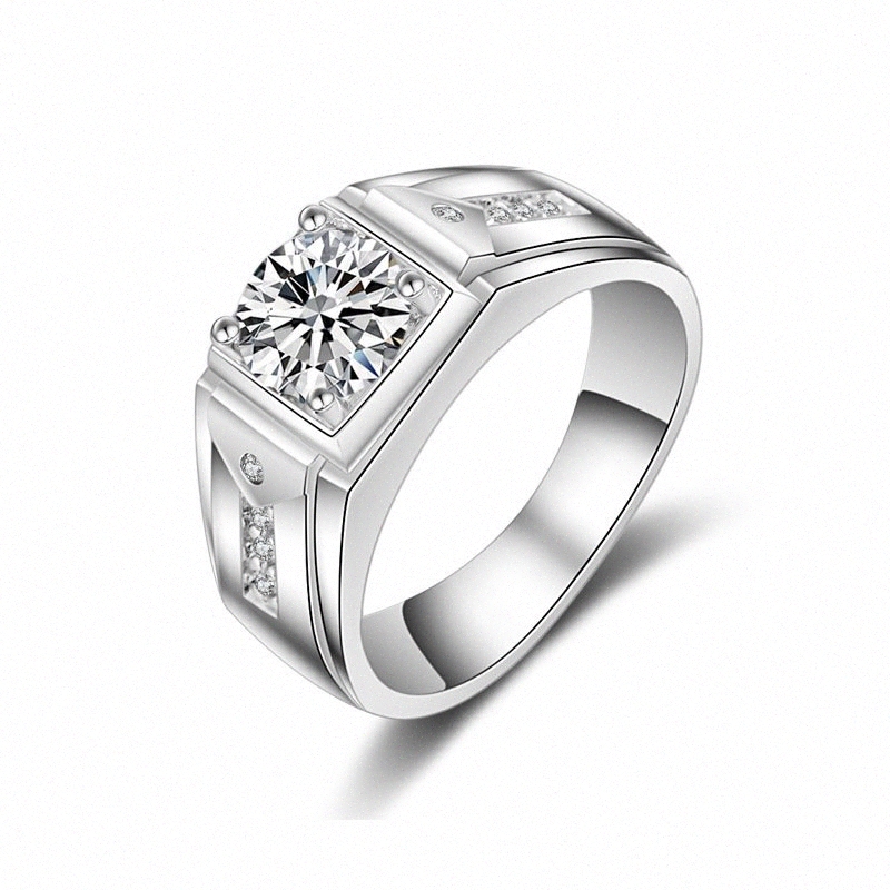 14K White Gold 1Ct Simulation Diamond Ring For Men Vintage CZ Zircon Gemstone Mens Rings Wedding Party Fine Jewelry Gift pvHF#, Golden;silver
14K White Gold 1Ct Simulation Diamond Ring For Men Vintage CZ Zircon Gemstone Mens Rings Wedding Party Fine Jewelry Gift pvHF#, Golden;silver
