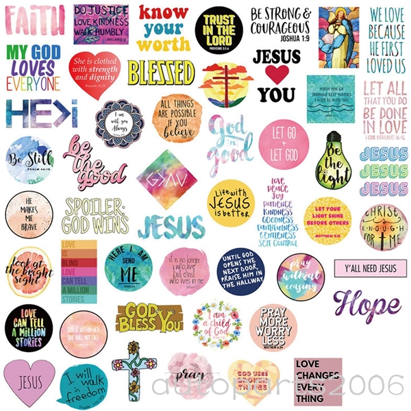 50pcs/Lot Creative Jesus Relijion Stickers Vintage Adhesive Label Car Luggage Stickers Skateboard Decals, Multi-color
50pcs/Lot Creative Jesus Relijion Stickers Vintage Adhesive Label Car Luggage Stickers Skateboard Decals, Multi-color