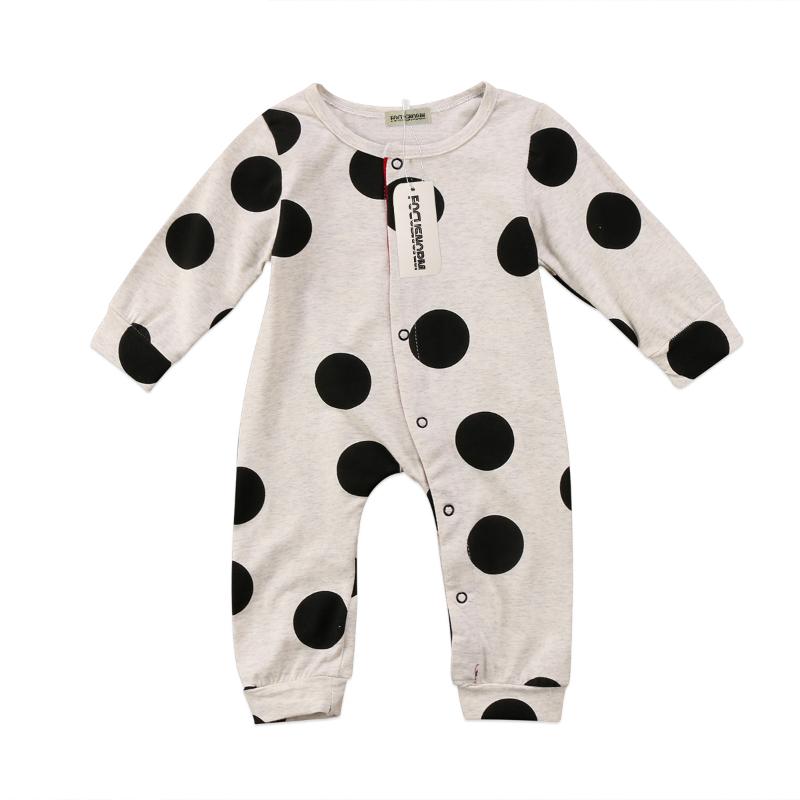 Baby Boys Girls Infant Cute Polka Dot Long Sleeves Romper Cotton One Piece Jumpsuit Clothes Outfits New, Gray
Baby Boys Girls Infant Cute Polka Dot Long Sleeves Romper Cotton One Piece Jumpsuit Clothes Outfits New, Gray