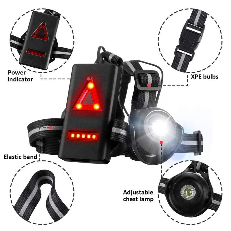 USB Bicycle Night Running Light with Adjustable Beam Safety Warning for Camping Hiking Outdoor _WK
USB Bicycle Night Running Light with Adjustable Beam Safety Warning for Camping Hiking Outdoor _WK