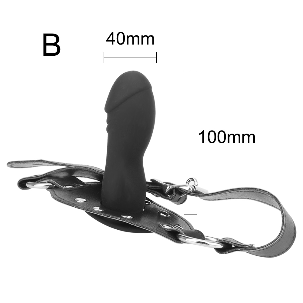 VATINE SM Bondage Fetish For Couples Flirt Sex Products Open Mouth Gag Adult Games Inflatable Penis Gag Mouth Plug Y200616