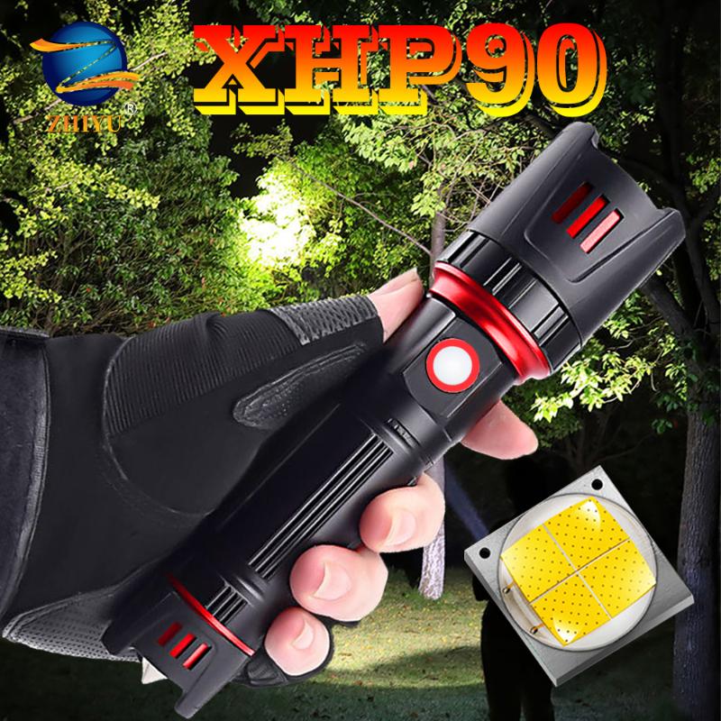 ZHIYU 2020 NEW XHP90 Ultra Powerful 26650 LED USB Rechargeable LED Torch Tactical Zoom Light for Camp Fishing, Hiking
ZHIYU 2020 NEW XHP90 Ultra Powerful 26650 LED USB Rechargeable LED Torch Tactical Zoom Light for Camp Fishing, Hiking