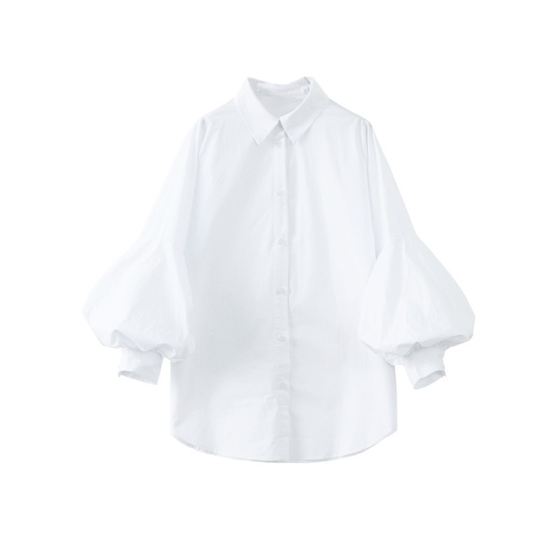 CHICEVER Autumn Women's Shirt Blouse Top Female Lantern Sleeve Loose Big Size Casual Women Shirts Blusa Clothes Fashion Casual T200322