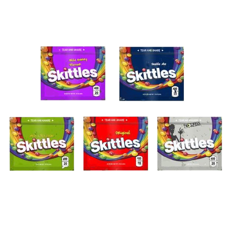 Skittles Bag 400mg Mylar Bags Empty Rainbow Zipper Packaging Best Pouch Package Storage Retail DHL Fedex Free
Skittles Bag 400mg Mylar Bags Empty Rainbow Zipper Packaging Best Pouch Package Storage Retail DHL Fedex Free
