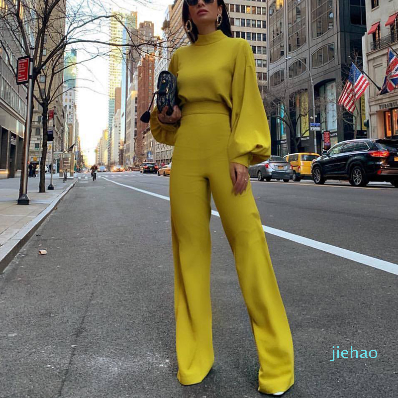 Fashion- Women Spring Fashion Elegant Office Lady Workwear Casual Long Jumpsuits High Neck Lantern Sleeve Wide Leg Overalls, Black
Fashion- Women Spring Fashion Elegant Office Lady Workwear Casual Long Jumpsuits High Neck Lantern Sleeve Wide Leg Overalls, Black