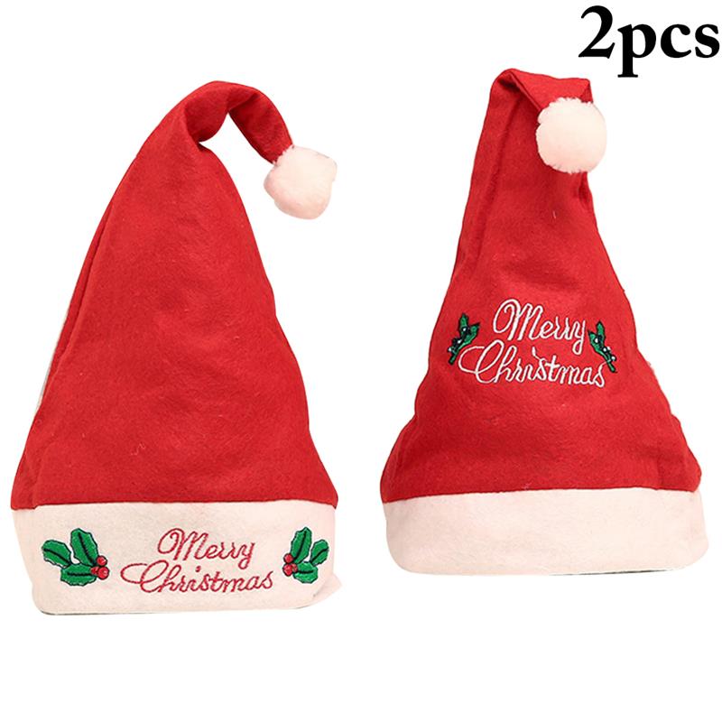 2pcs Christmas Ornaments Decoration Christmas Hats Santa Hats Children Women Men Boys Girls Cap For Party Props
2pcs Christmas Ornaments Decoration Christmas Hats Santa Hats Children Women Men Boys Girls Cap For Party Props