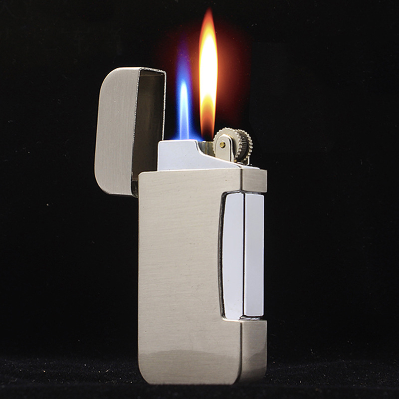 Adjustable Double Flame Lighter Torch Flame Switchable Grinding Wheel Gas Lighter Refillable Butane Gas Jet Lighter
Adjustable Double Flame Lighter Torch Flame Switchable Grinding Wheel Gas Lighter Refillable Butane Gas Jet Lighter