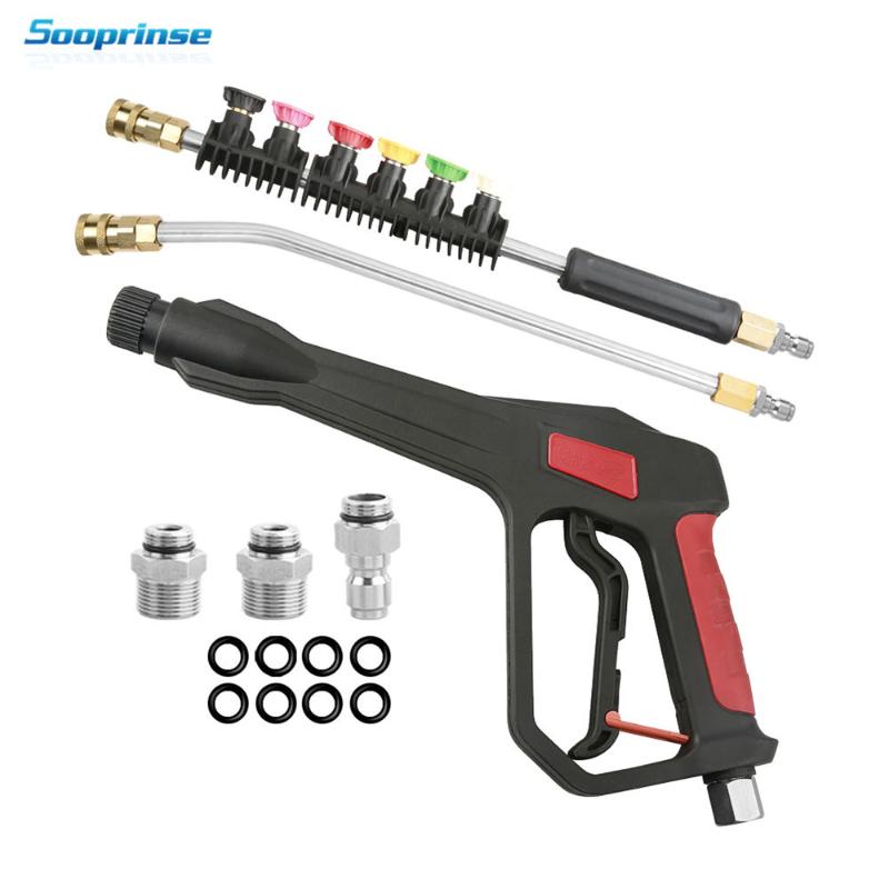 Sooprinse High Pressure Washer Spray-Gun 3645 PSI Car Washer With 6 Quick Nozzles Wand Washing Gun Accessories Pressure
Sooprinse High Pressure Washer Spray-Gun 3645 PSI Car Washer With 6 Quick Nozzles Wand Washing Gun Accessories Pressure