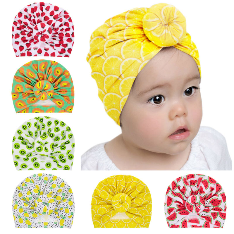 Cute Infant Baby Girls Knot Watermelon strawberry Fruit Print Hat Headwear Children Toddler Kids Turban Donuts Caps
Cute Infant Baby Girls Knot Watermelon strawberry Fruit Print Hat Headwear Children Toddler Kids Turban Donuts Caps