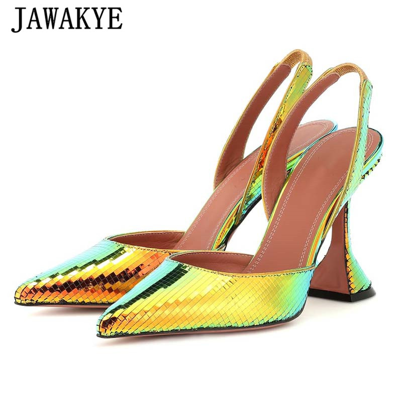 Gradual Gloss Leather Slingback Women Sandals Pointed Toe Cup Heel Shoes Woman Pumps 2020 Chic Brand Party Prom Shoes Feminine, Gold
Gradual Gloss Leather Slingback Women Sandals Pointed Toe Cup Heel Shoes Woman Pumps 2020 Chic Brand Party Prom Shoes Feminine, Gold