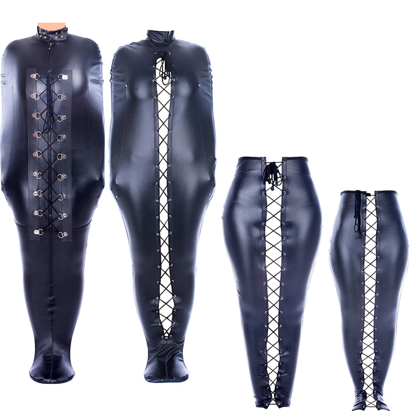 BDSM Full Body Bondage Bag With Open Head,Sexy Mermaid Leg Binder Mummy Sack Restraint Tight Bag Sleeping Bag Erotic Toys Y200616