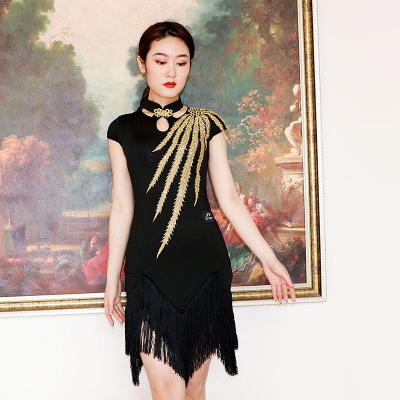2020 New Sleeveless Bare Back and Lace Design Latin Dance Dress Dancing Performance Women Dress Ballroom Samba Tango, Black
2020 New Sleeveless Bare Back and Lace Design Latin Dance Dress Dancing Performance Women Dress Ballroom Samba Tango, Black
