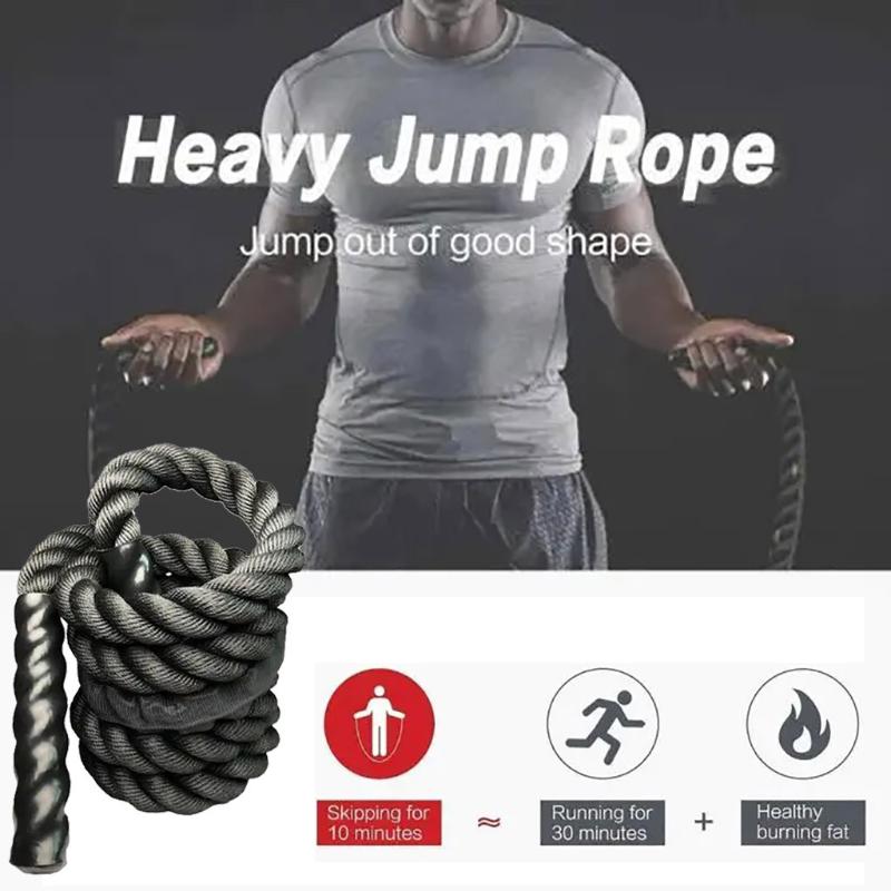 9 Ft Fitness Heavy Jump Rope Men Fitness Weighted Skipping Ropes Women Strength Training Thick Rope Nylon Sport Jy4
9 Ft Fitness Heavy Jump Rope Men Fitness Weighted Skipping Ropes Women Strength Training Thick Rope Nylon Sport Jy4