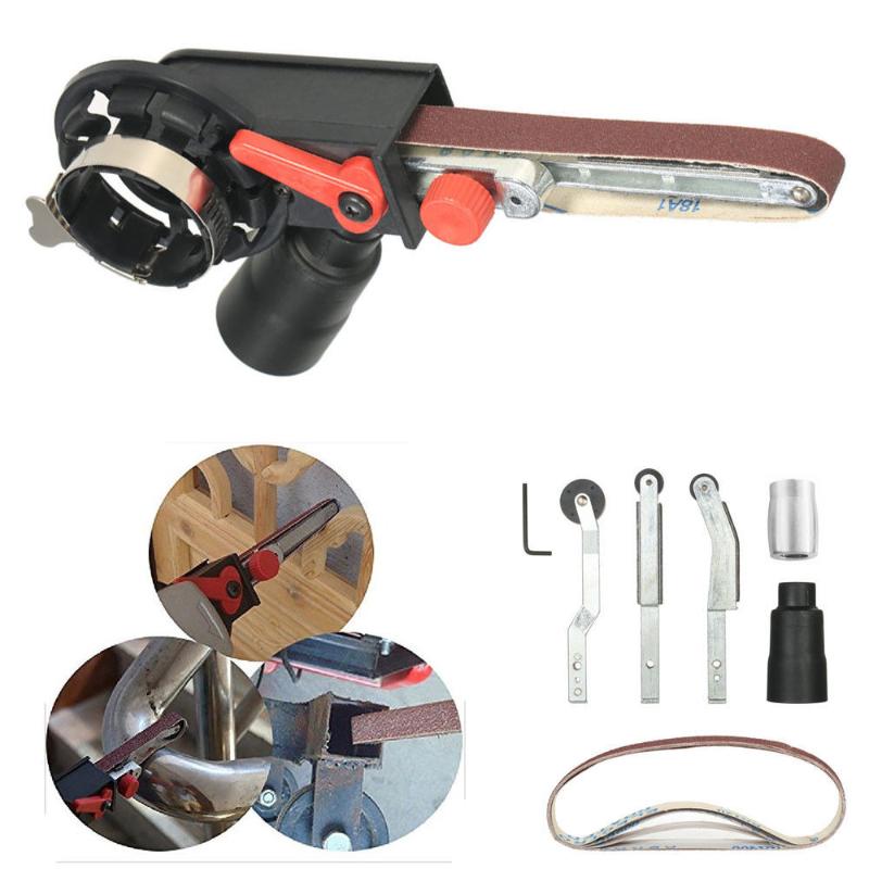 Mini DIY Sanding Belt Head electric drill angle Grinder Machine Sharpener Engraver Sanding for Bulgarian 100/115/125mm Adapter
Mini DIY Sanding Belt Head electric drill angle Grinder Machine Sharpener Engraver Sanding for Bulgarian 100/115/125mm Adapter