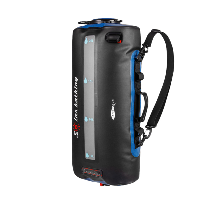 Upgraded Solar Shower Bag for Camping 20L Summer Shower Bag with Removable Hose and On-Off Switchable Head, Black
Upgraded Solar Shower Bag for Camping 20L Summer Shower Bag with Removable Hose and On-Off Switchable Head, Black