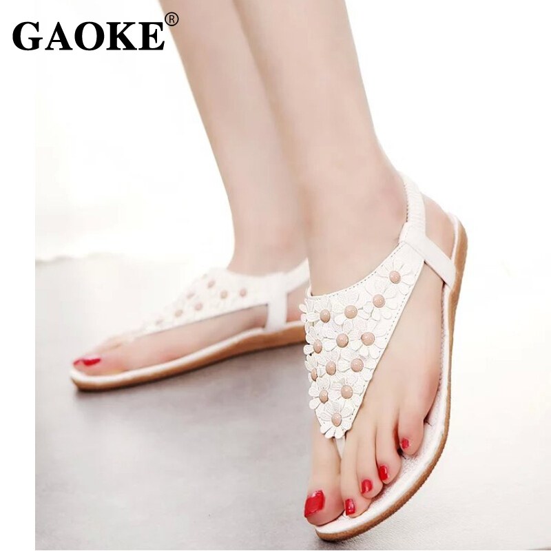 Woman Flat Low Heel Sandals Flower Flip Flops Beading Shoes Summer 2020 Woman Shoes Beach Gladiator Sandals Footwear, Khaki
Woman Flat Low Heel Sandals Flower Flip Flops Beading Shoes Summer 2020 Woman Shoes Beach Gladiator Sandals Footwear, Khaki