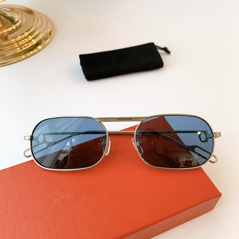 2020 new fashion design CT0112 men's and women's metal small full frame sunglasses frame Revo mirror lens prescription full box