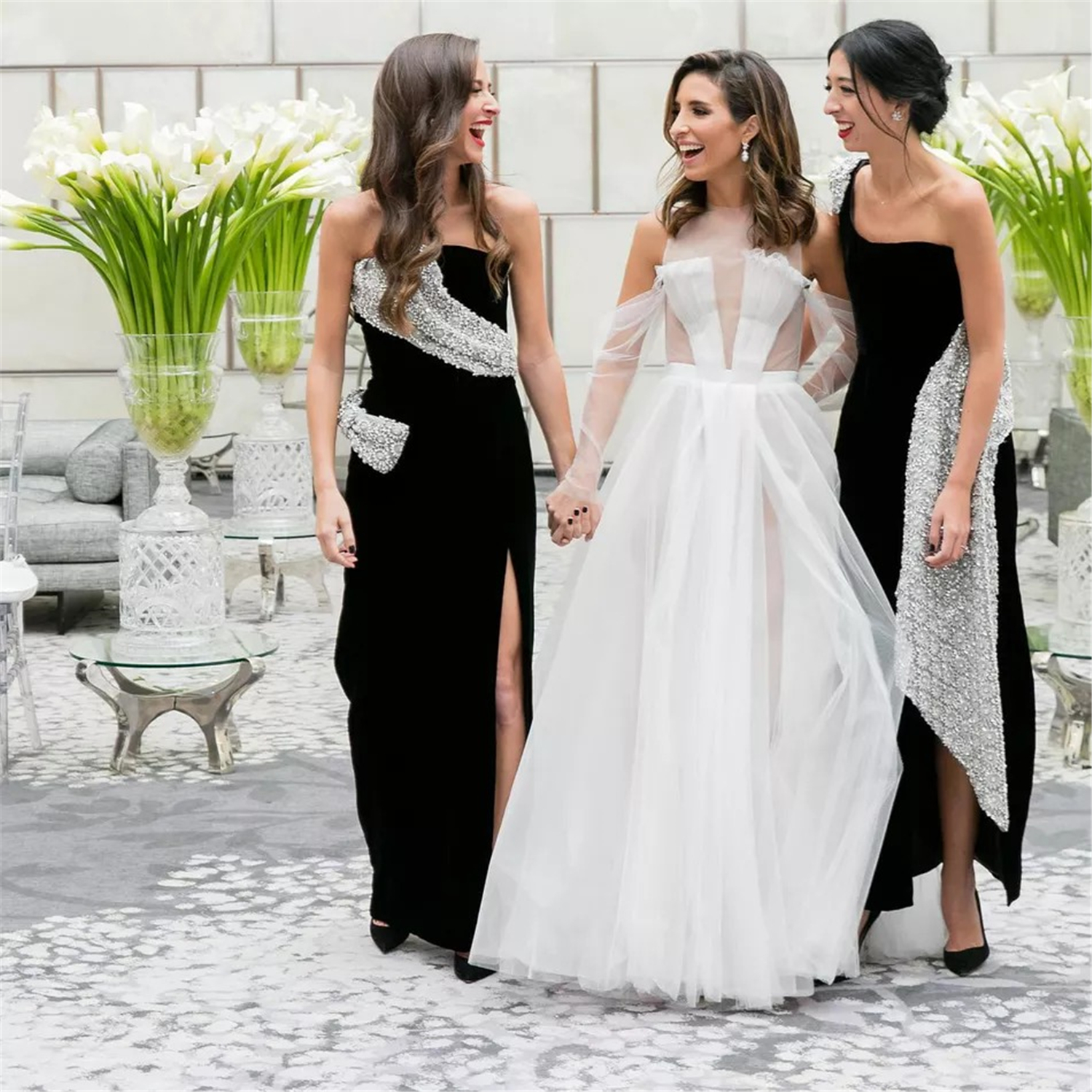 hot simply a line wedding dresses sheer jewel neck long sleeve bridal gowns beach boho plus size wedding dress robes de marie