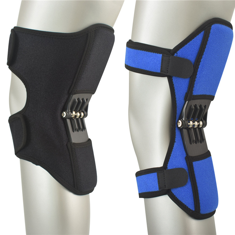 1 Pcs Athletic Knee Pads Patella Mountaineering Squats Upper Floor Knee Booster Knee Protection Spring Booster