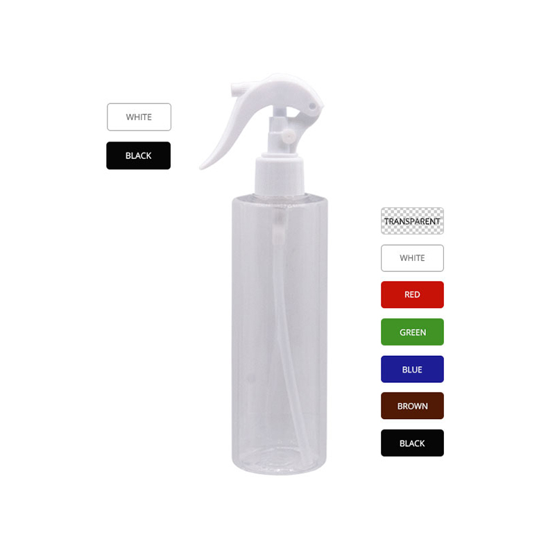 250ml Empty Plastic Cosmetic Containers Mouse Trigger Spray Pump ,Makeup White Black Bottle Trigger Mist Sprayer 25pc/lot