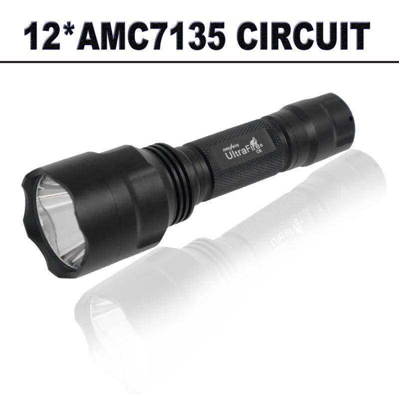 

Unique ~ 2000LM 12*AMC7135 4200mA Powerful C8 LED XM-L2 U3 6500K LED Torch Lantern