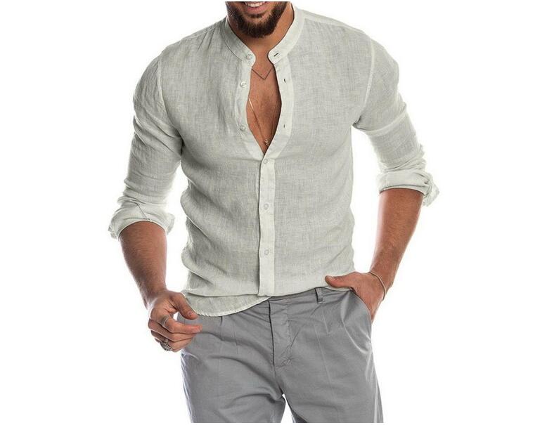 Men's the New Listing Arrival Polos V-neck Long Sleeve Linen Party Casual Shirts Breathable Gift Size M-3xl Bestecf9, Gray
Men's the New Listing Arrival Polos V-neck Long Sleeve Linen Party Casual Shirts Breathable Gift Size M-3xl Bestecf9, Gray