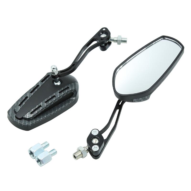 X Autohaux 2pcs Universal Adjustable Motorcycle Mirror Metal Bar End Side Rearview Mirrors 8mm 10mm Scooter Miroir Accessories
X Autohaux 2pcs Universal Adjustable Motorcycle Mirror Metal Bar End Side Rearview Mirrors 8mm 10mm Scooter Miroir Accessories