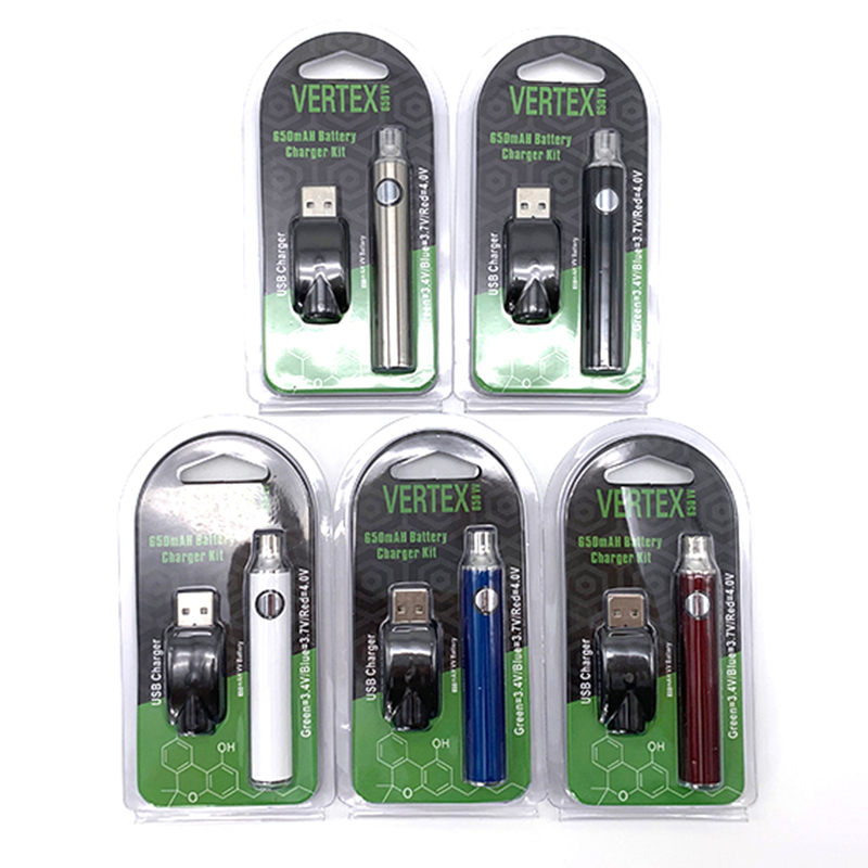 Vertex Battery 350mah Vape VV Charger Kit 650/900mah/1100mAh Preheat O Pen Bud Touch Variable Voltage Battery For CE3 Thick Oil Cartridge
Vertex Battery 350mah Vape VV Charger Kit 650/900mah/1100mAh Preheat O Pen Bud Touch Variable Voltage Battery For CE3 Thick Oil Cartridge