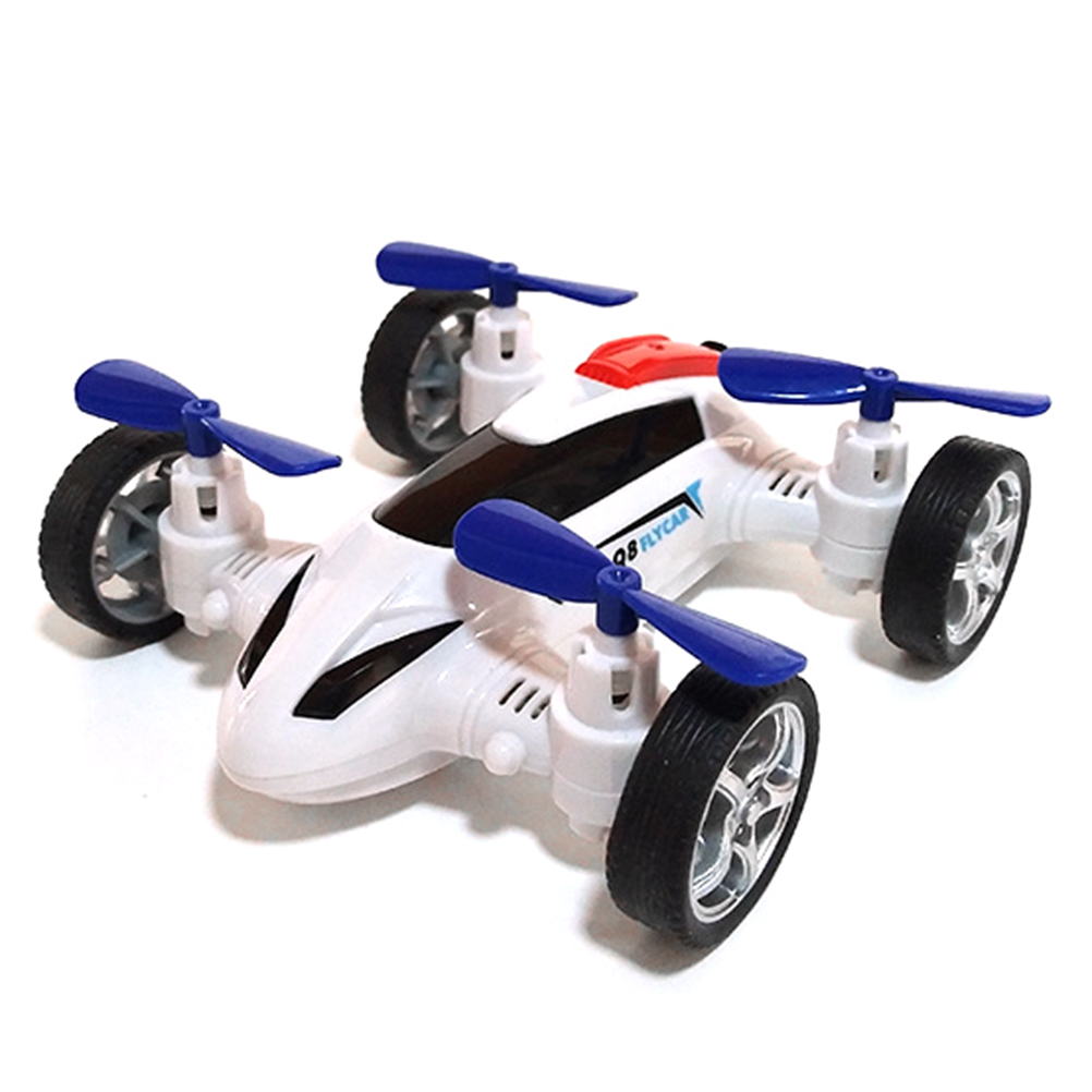 

Model Set Fly Car Inertia Four-Axis Friction Powered red blue white black Cars Children Toy Vehicle 4-Axis Aircraft For Kids Boys Gifts