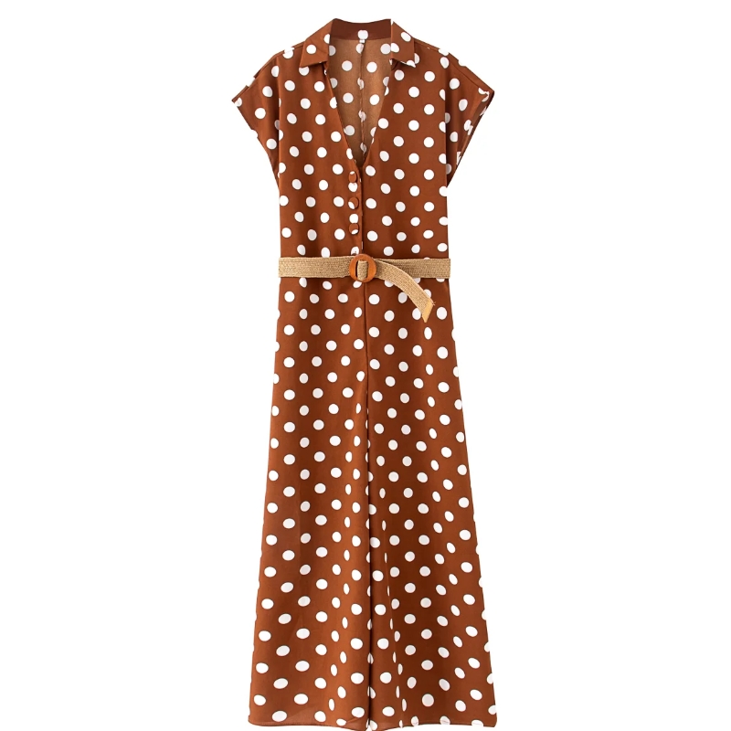 2020 women vintage polka dot print wide leg siamese rompers retro ladies short sleeve sashes casual slim chic jumpsuits DS3790, As pic ds3790ff
2020 women vintage polka dot print wide leg siamese rompers retro ladies short sleeve sashes casual slim chic jumpsuits DS3790, As pic ds3790ff