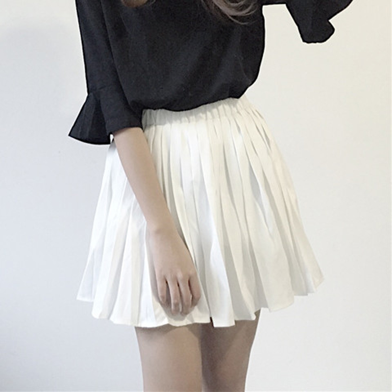 Korean version of the soft sister college style high waist was thin skirt women loose A-Line pleated skirt, Beige
Korean version of the soft sister college style high waist was thin skirt women loose A-Line pleated skirt, Beige