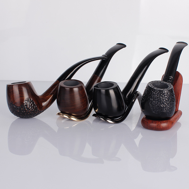 Classic Carved Wooden Smoking Pipe Tobacco Accessory Traditional Style Natural Handmade Cigar Pipe Curved Smoke Tools Gift T200724
Classic Carved Wooden Smoking Pipe Tobacco Accessory Traditional Style Natural Handmade Cigar Pipe Curved Smoke Tools Gift T200724