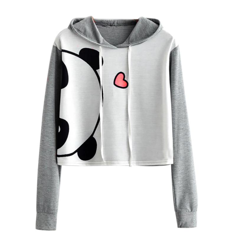 Hoodies Cropped Sweatshirt Women Girl Animal Print Long Sleeve Hooded Crop Blouse Pullover Sweatshirt Tops #YL5
Hoodies Cropped Sweatshirt Women Girl Animal Print Long Sleeve Hooded Crop Blouse Pullover Sweatshirt Tops #YL5