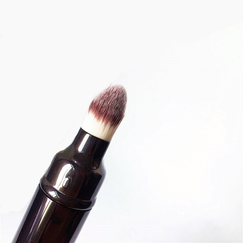 HG Retractable Double-Ended Complexion Makeup - Soft portable foundation blush powder concealer Cosmetics Brush