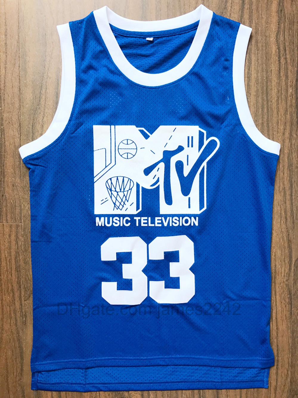 Mens Will Smith #33 Basketball Jersey Music Television First Annual Rock N'Jock B-Ball Jam 1991 Blue Stitched Shirts Size -XXL
Mens Will Smith #33 Basketball Jersey Music Television First Annual Rock N'Jock B-Ball Jam 1991 Blue Stitched Shirts Size -XXL