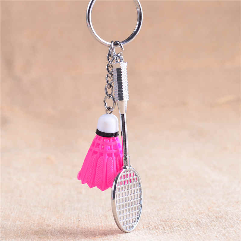 DHL epacket free shipping Gift premium creative new product badminton keychain DMKR173 mix order key chain Keychain Key Rings