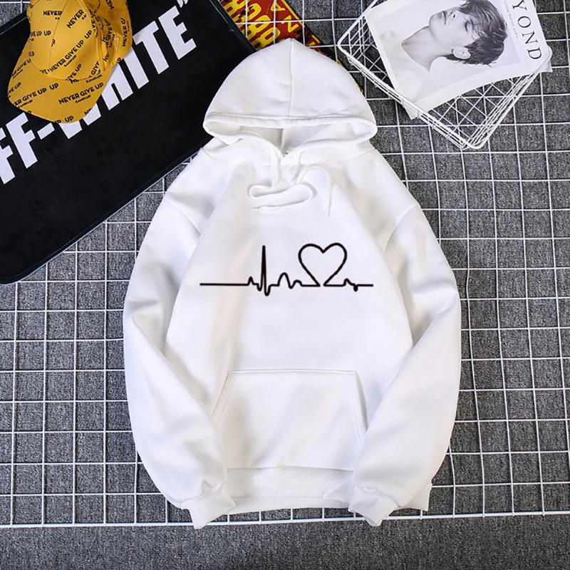 Autumn Winter Women' Hoodies Sweatshirt Love Printed Loose Korean Pullover Tops Women Sweatshirt Female Training running Tops z, Black
Autumn Winter Women' Hoodies Sweatshirt Love Printed Loose Korean Pullover Tops Women Sweatshirt Female Training running Tops z, Black
