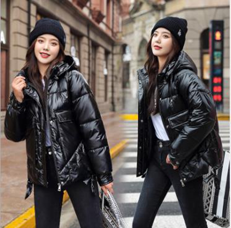 Wholesale women's winter fashion new thickened warm student bright short cotton coat, Blue
Wholesale women's winter fashion new thickened warm student bright short cotton coat, Blue