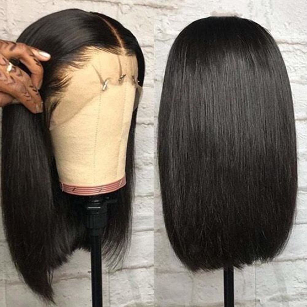 Bob Lace Front Wigs For Black Women Short Bob Wigs 150% Brazilian Straight Human Hair Wigs
Bob Lace Front Wigs For Black Women Short Bob Wigs 150% Brazilian Straight Human Hair Wigs