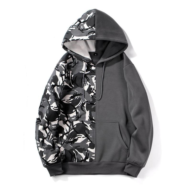 Fashion Camouflage Fleece Hoodie Men Winter Contrast Color Hip Hop Black Mens Hoodies Sports Sweatshirts Sudadera Hombre Gray XL
Fashion Camouflage Fleece Hoodie Men Winter Contrast Color Hip Hop Black Mens Hoodies Sports Sweatshirts Sudadera Hombre Gray XL