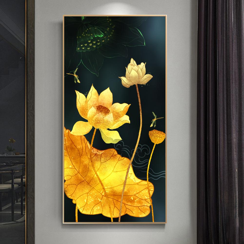 Modern Art Elegant Lotus Canvas Painting Wall Art Pictures for Living Room Home Decor (No Frame)
Modern Art Elegant Lotus Canvas Painting Wall Art Pictures for Living Room Home Decor (No Frame)