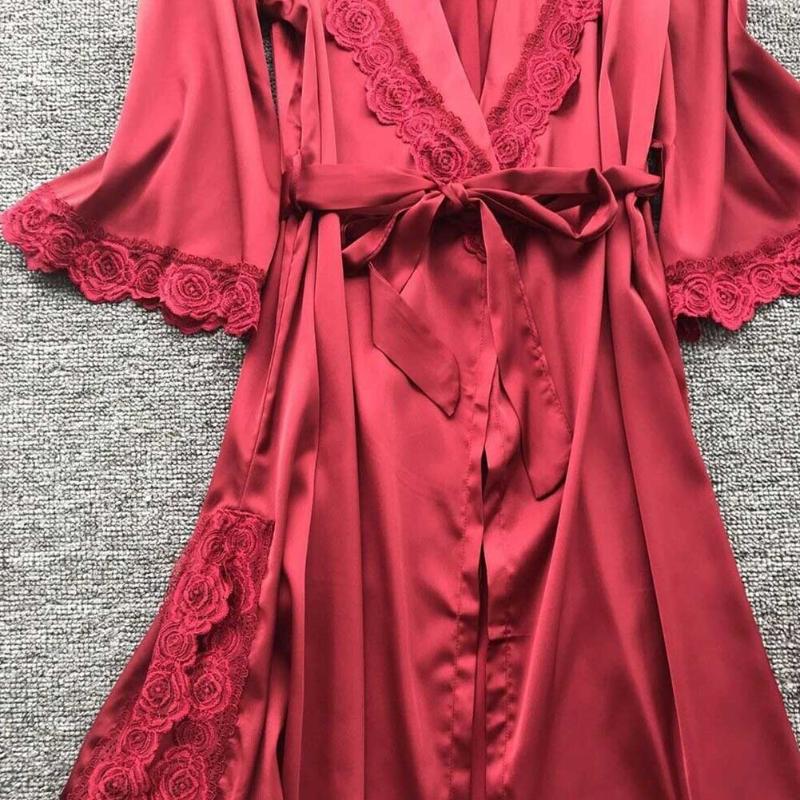 2pcs/set Solid Elegant Lace Wedding Loose Bath Women Robe Soft Silky Half Sleeve Ladies Sexy Night Lightweight Long Bridal, Yellow
2pcs/set Solid Elegant Lace Wedding Loose Bath Women Robe Soft Silky Half Sleeve Ladies Sexy Night Lightweight Long Bridal, Yellow