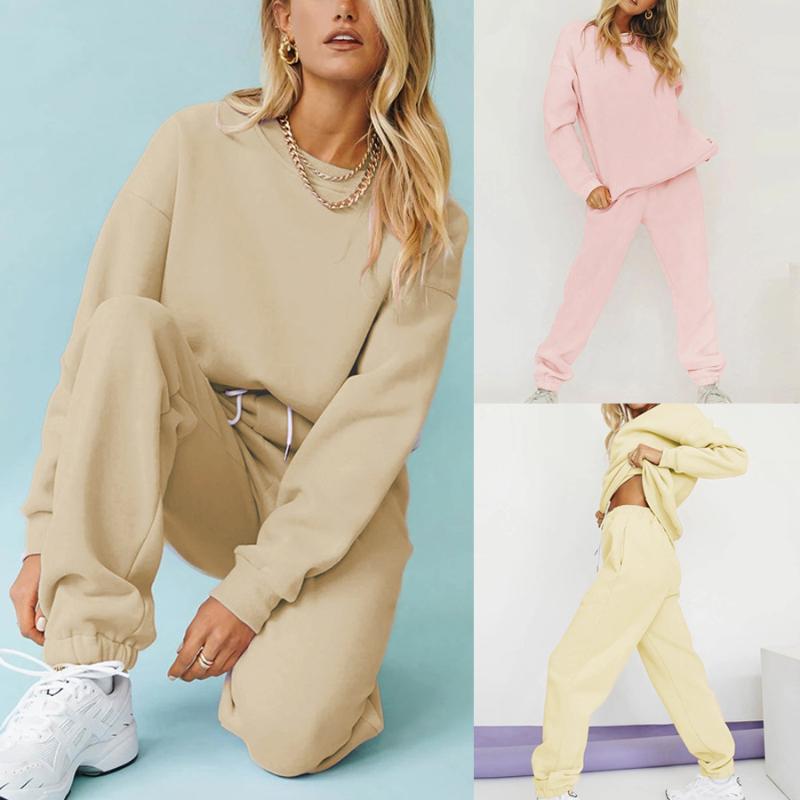 Solid Casual Tracksuit Women Running 2Pcs Sports Set Sweatshirts Pullover Hoodies Jogger Pants Shorts Outfits 2020 Sweatpants, Shorts-pink
Solid Casual Tracksuit Women Running 2Pcs Sports Set Sweatshirts Pullover Hoodies Jogger Pants Shorts Outfits 2020 Sweatpants, Shorts-pink